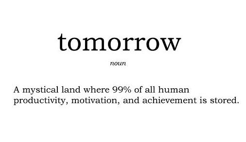 tomorrow